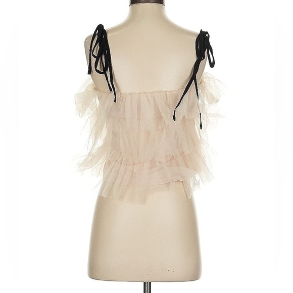 Anthropologie Sunday in Brooklyn Ivory Tie Strap Cami Size XXS - Picture 3 of 3